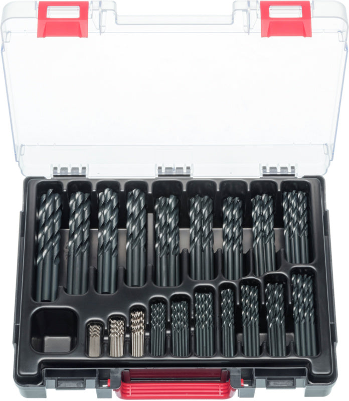 Sada spirálových vrtáků v kazetě, typ N, HSS