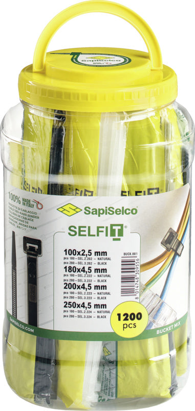 Kabelová vázací páska v plechovce