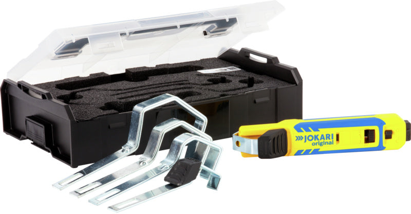 Sada nožů na kabely v pouzdru, pro kabely od 4 do 70 mm