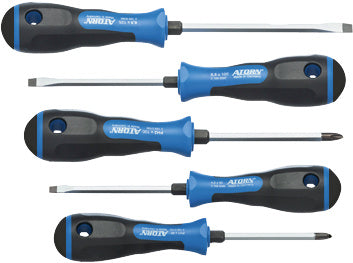 Sada šroubováků se šestihrannou čepelí a úderovou krytkou, 5 kusů