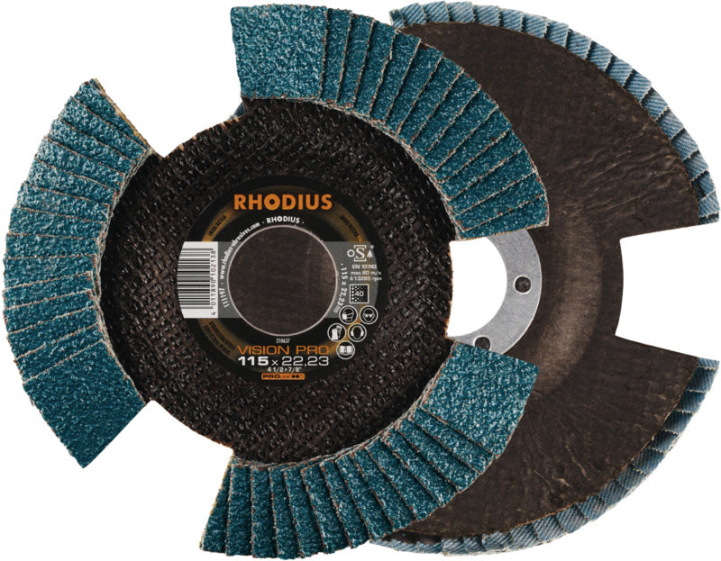 Brusný lamelový talíř Visual VISION Pro na ocel