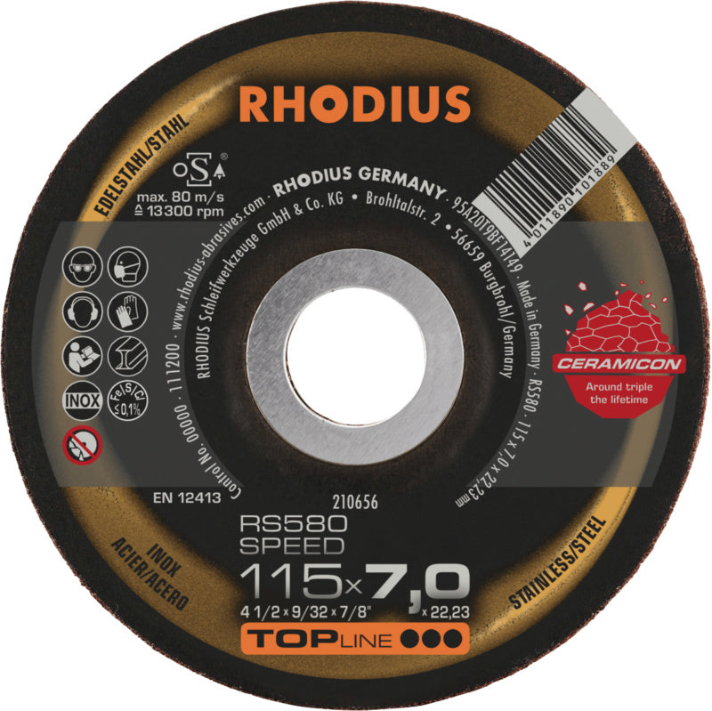 Hrubovací kotouč na nerezovou ocel