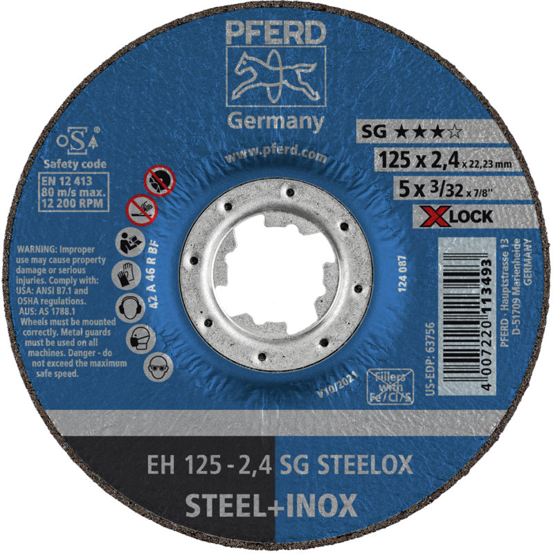 Řezné kotouče X-Lock pro ocel a nerezovou ocel