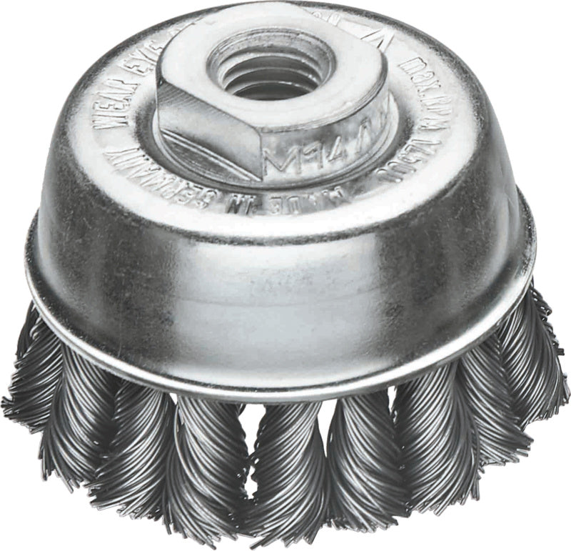 Drátěný hrncový kartáč se střídavým výpletem