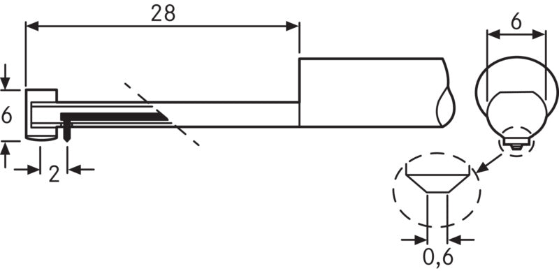 Snímač osy a řezných hran ASKT