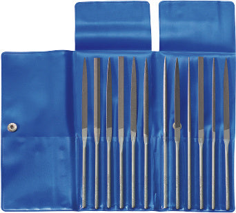 Sada přesných jehlových pilníků v plastovém vaku