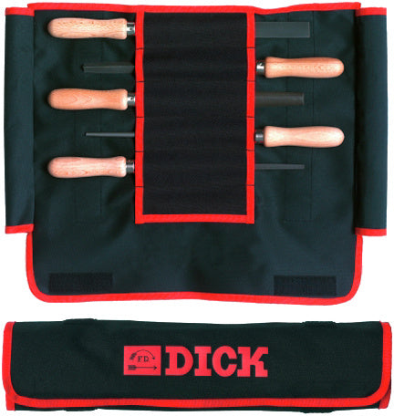 Sada 5 ks dílenských pilníků, v textilním sáčku