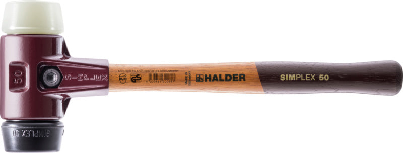 Kladivo s měkkým čelem SIMPLEX, pryžová a nylonová nárazová vložka