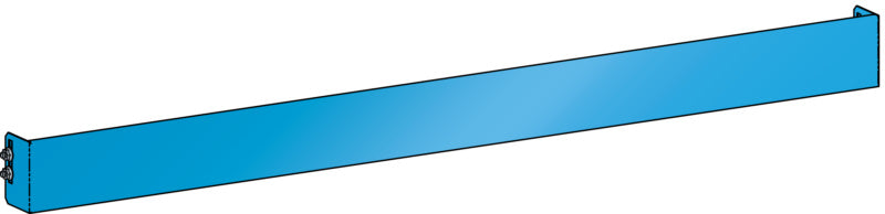 Čelní krycí pás police