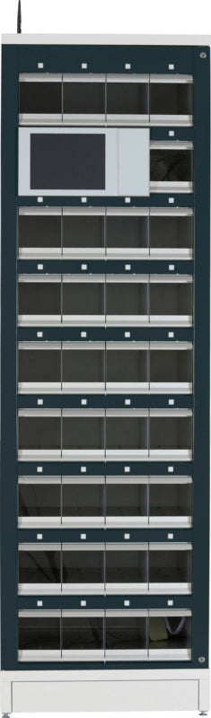 Prodejní automat s klapkou