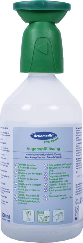 Lahev s prostředkem pro výplach očí Actiomedic 500 ml