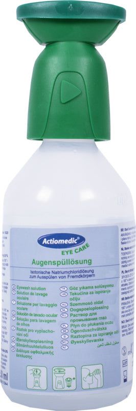 Lahev s prostředkem pro výplach očí Actiomedic 250 ml