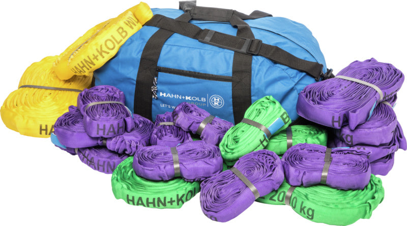 Sada kulatých popruhů, 18 ks, sportovní taška HK