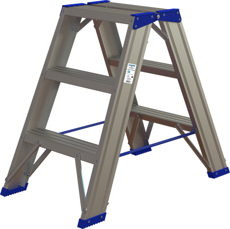 Hliníkový dvojitý žebřík