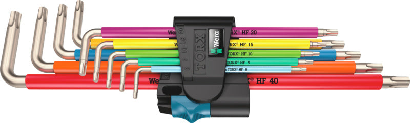 Sada imbusových klíčů TX, nerezová ocel, 9 ks