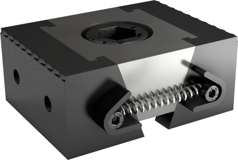 Speciální klínový upínač s ozuby, bez stupňů