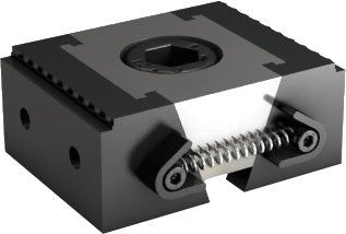 Speciální klínový upínač s ozuby a stupni