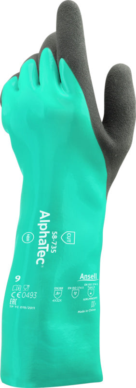 Ochranné rukavice proti chemikáliím a pořezání