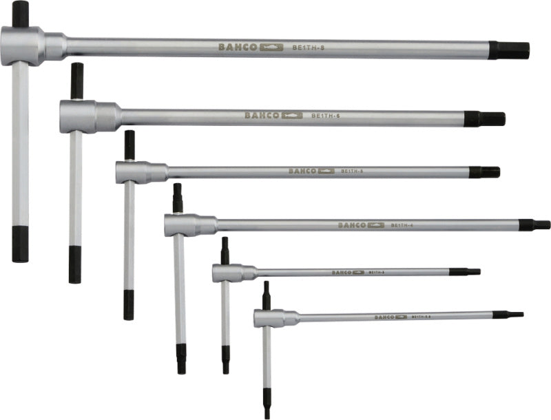 Sada šestihranných nástrčných klíčů s příčnou rukojetí, 6 ks