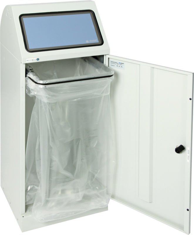 Kontejner na recyklovatelný odpad z ocelového plechu