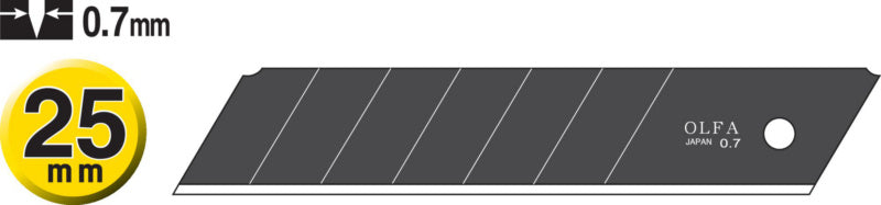 Náhradní odlamovací čepele, 25 mm, balení 10 ks