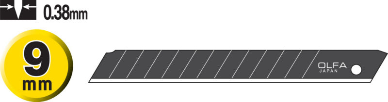 Náhradní odlamovací čepele, 9 mm, balení 10 ks