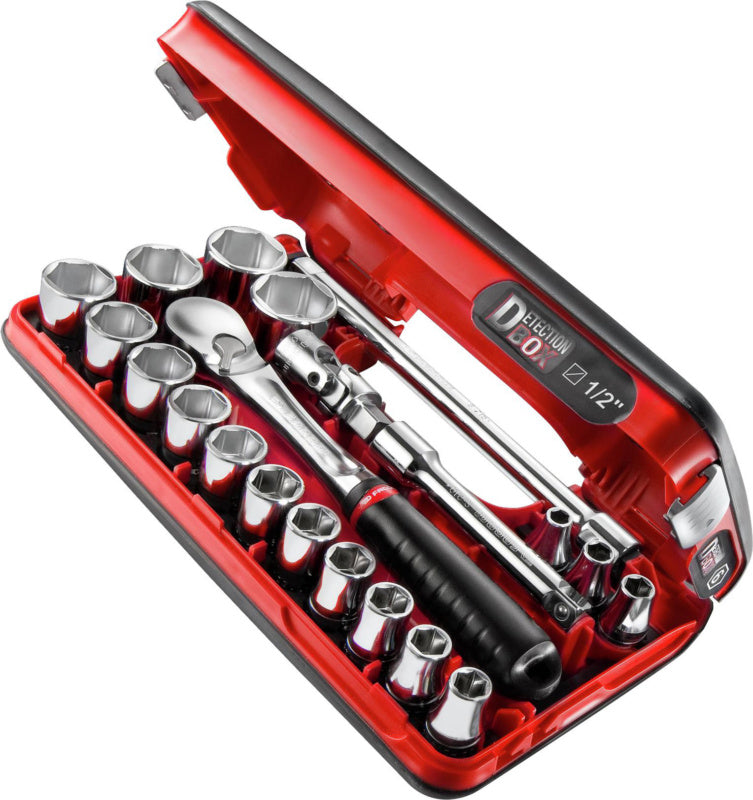 Nástrčný klíč, sada 21 ks