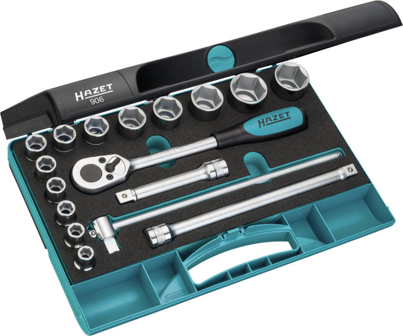 Nástrčný klíč, sada 17 ks