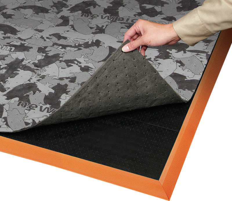 All-in-1 mat – absorbency and fatigue relief in one product