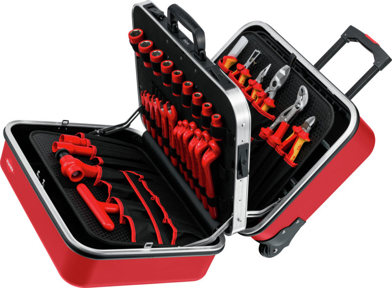 Kufr na nářadí na kolečkách „BIG Twin-Move RED“