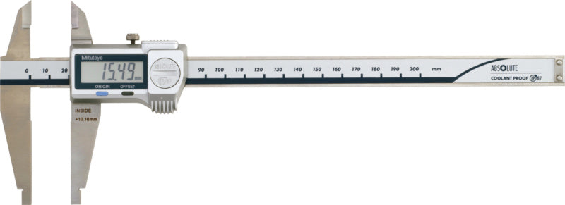 Elektronická dílenská posuvná měřítka s hroty a krytím IP67