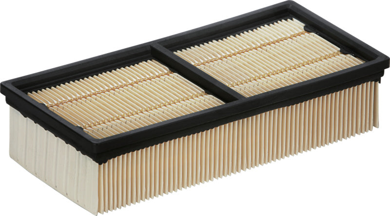 Plochý skládaný papírový filtr, třída prachu M, s nanopovlakem