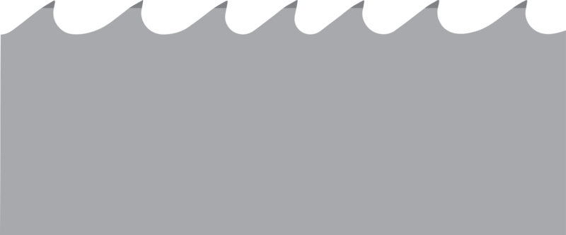 Pilové pásy, bimetalové, velkobjemové zásoby, typ UNI MAX 10° M42