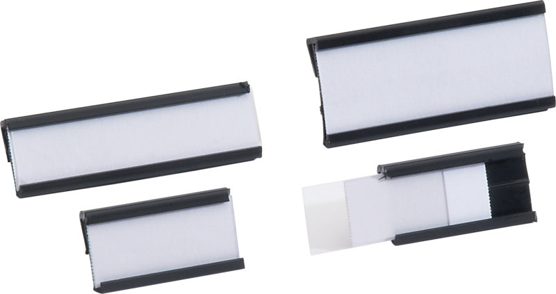 Popisovací jezdec pro přihrádkové dělicí lišty