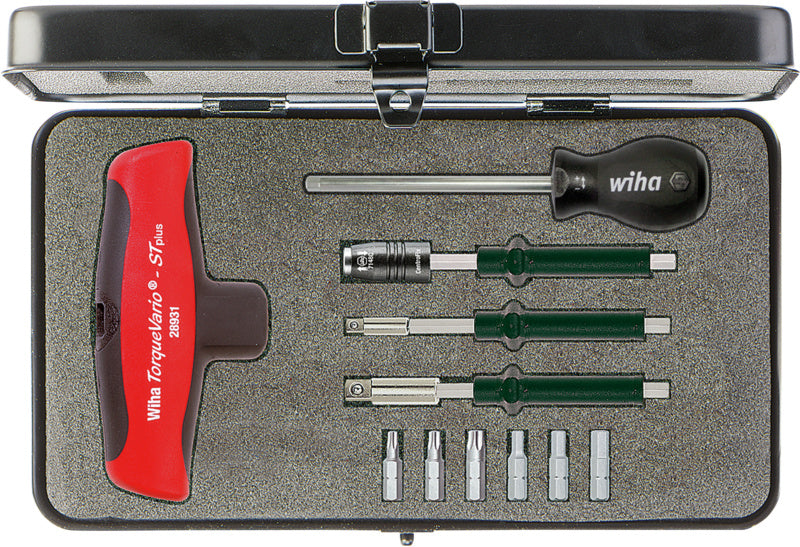 Sada momentových šroubováků s příčnou rukojetí