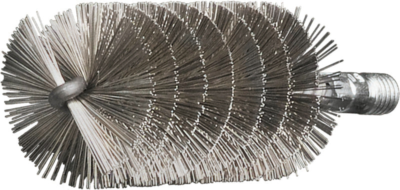 Kartáče na potrubí s vnějším závitem 1/2", lemování z nerezového ocelového drátu