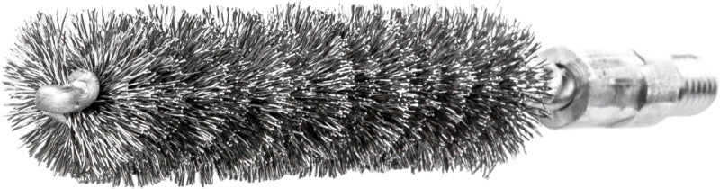 Kartáče na potrubí s vnějším závitem M 6, lemování z nerezového ocelového drátu