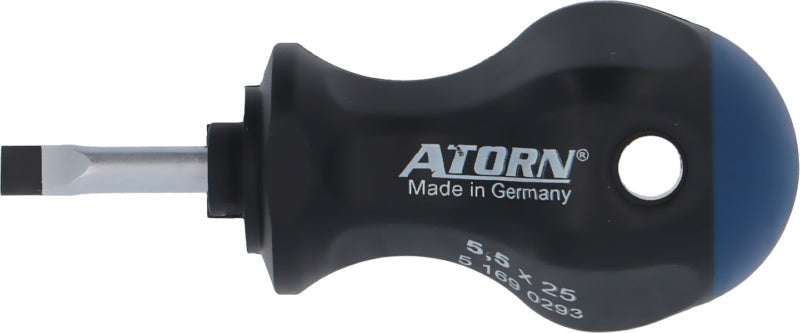 Plochý šroubovák s krátkou rukojetí