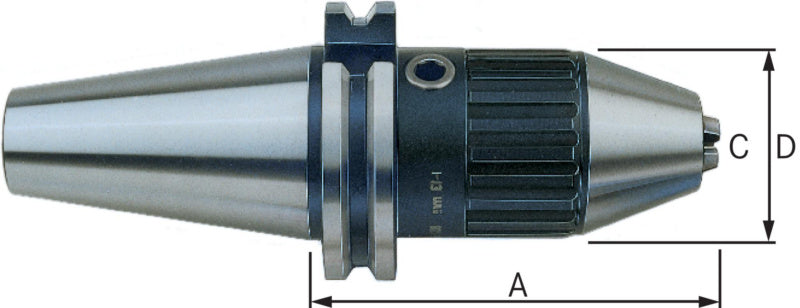 CNC zkrácené sklíčidlo pro vrták