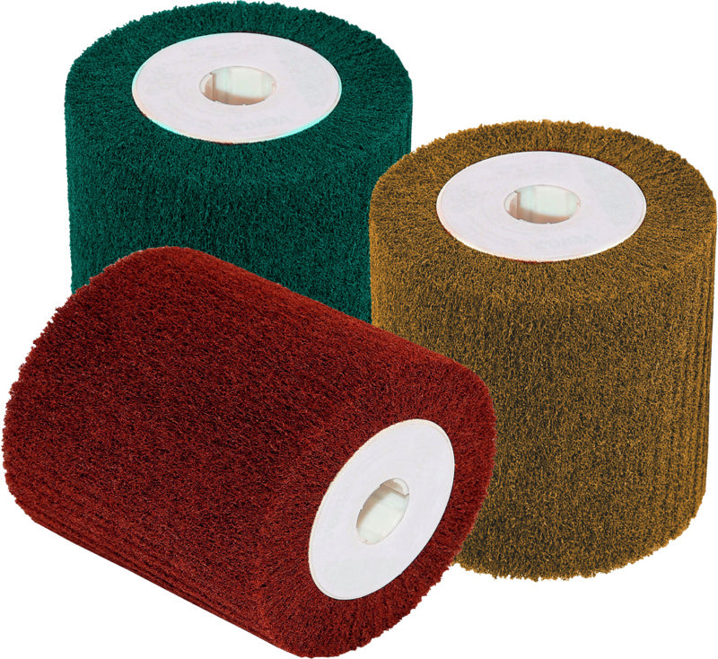 Lamelový váleček z netkaného brusného materiálu, sada, 3 ks