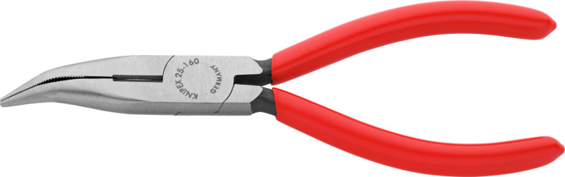 Kleště s úzkými čelistmi, zahnuté, s povlaky rukojetí