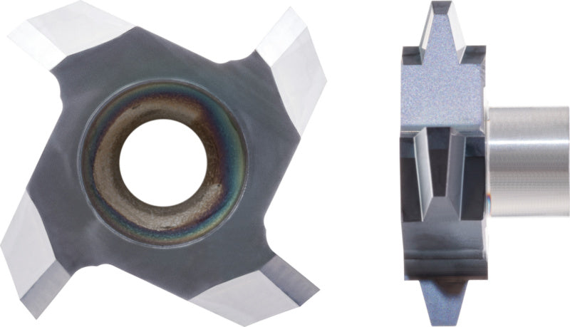 Břitová destička, trojitý břit, plný profil, lichoběžníkový závit