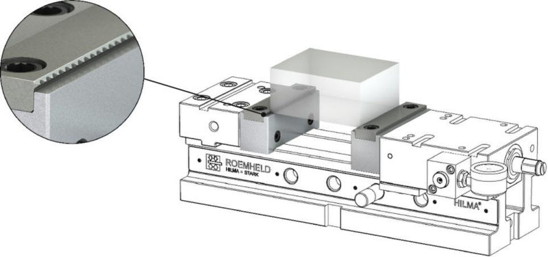 Upínací lišta s výměnnou upínací vložkou