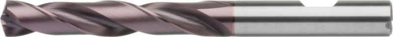 Vysokopevnostní vrták, slinutý karbid, TiAlN HPC 5xD s vnitřním chlazením, HB