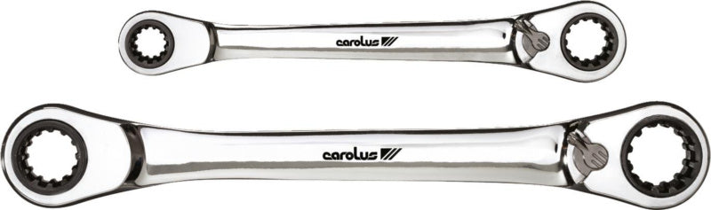 Sada oboustranných očkových ráčnových klíčů