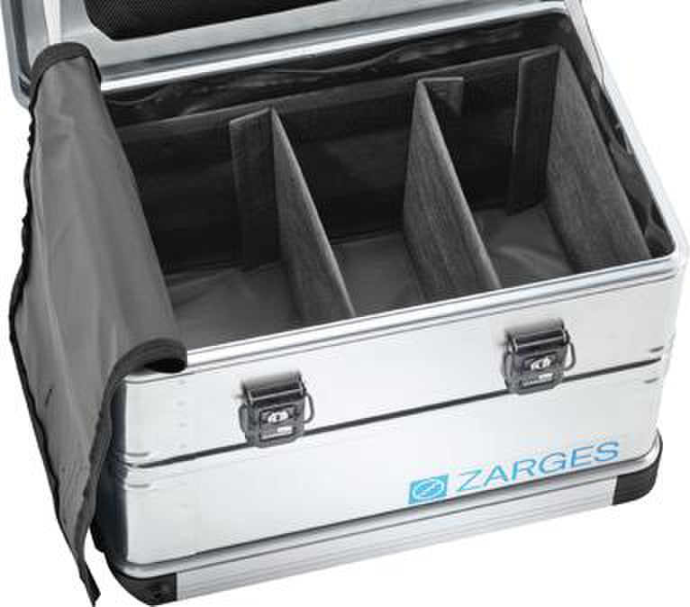 Vnitřní kapsa s příčnými přepážkami a přepážkami na suchý zip