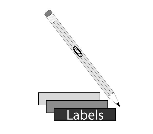 Štítky na přehledné krabice