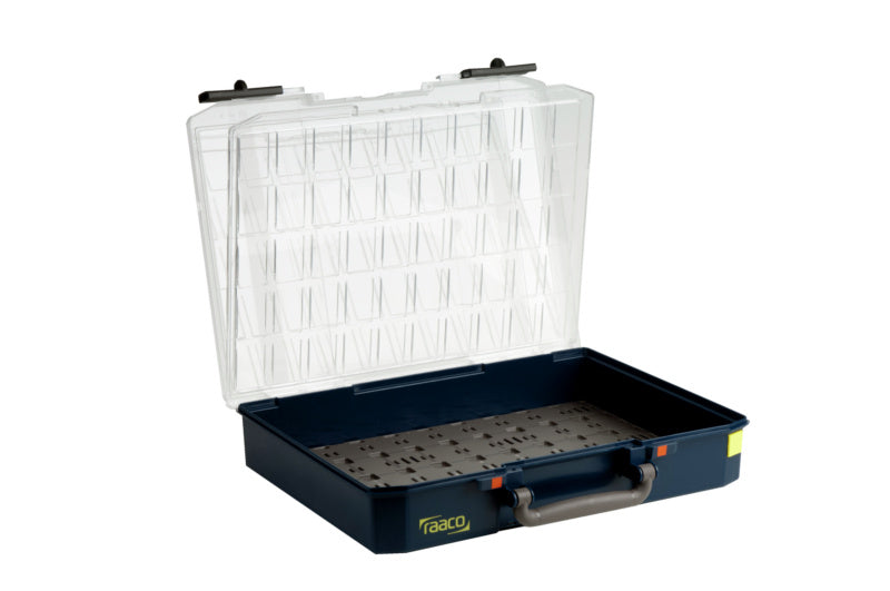 Sortimentový kufr s roštovou základnou a sendvičovým víkem s U-profily