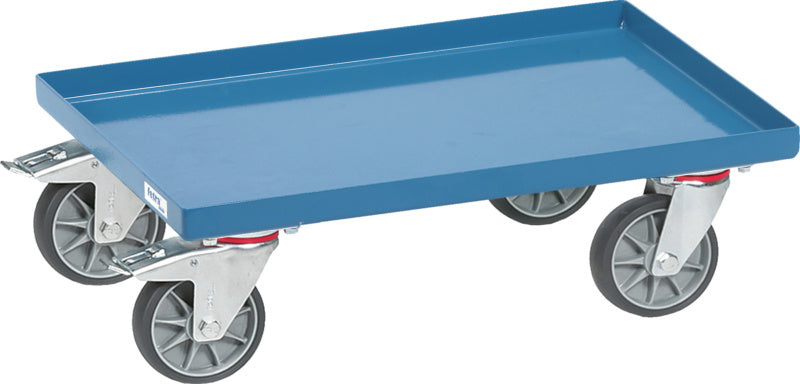 Přepravní vozík z ocelového plechu, práškově lakovaný
