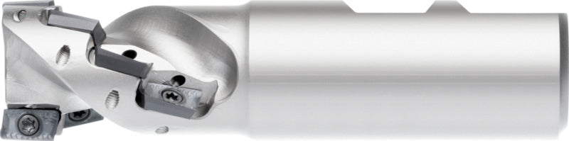 Vysoce výkonná  fréza s vyměnitelnými břitovými destičkami 90°, s navařenou stopkou